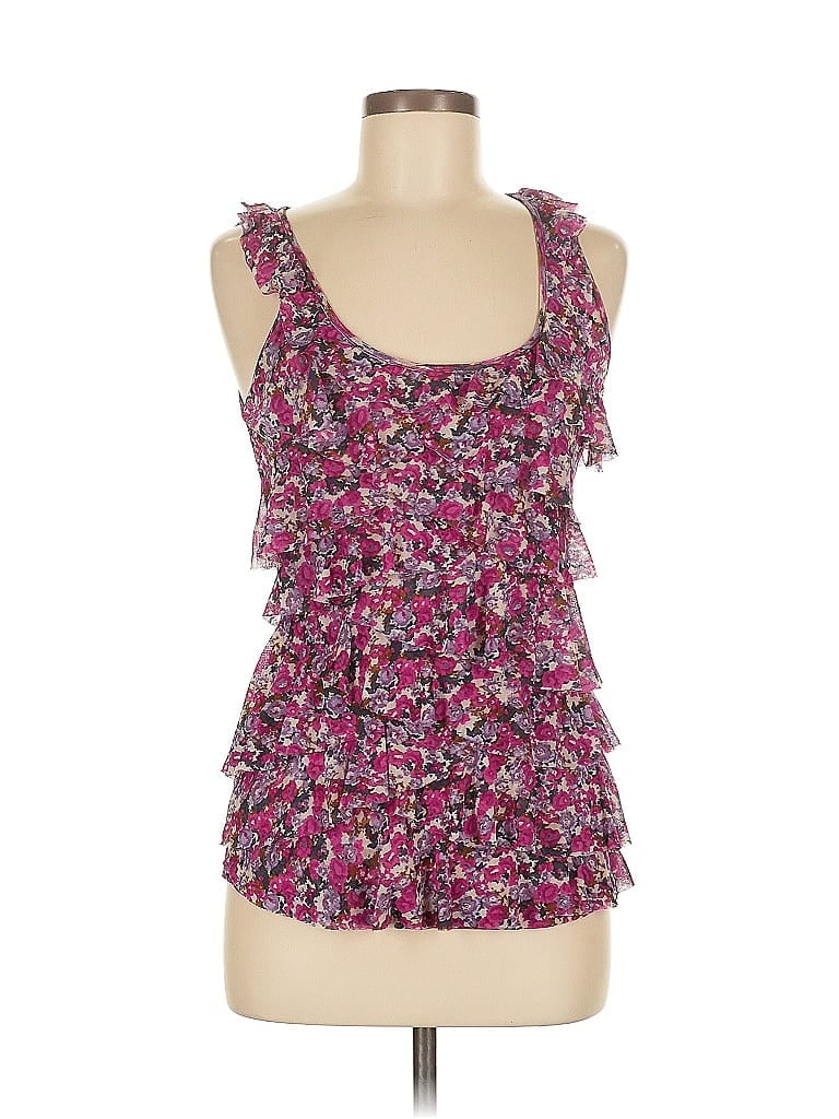 Pre-owned Express Sleeveless Blouse In Pink