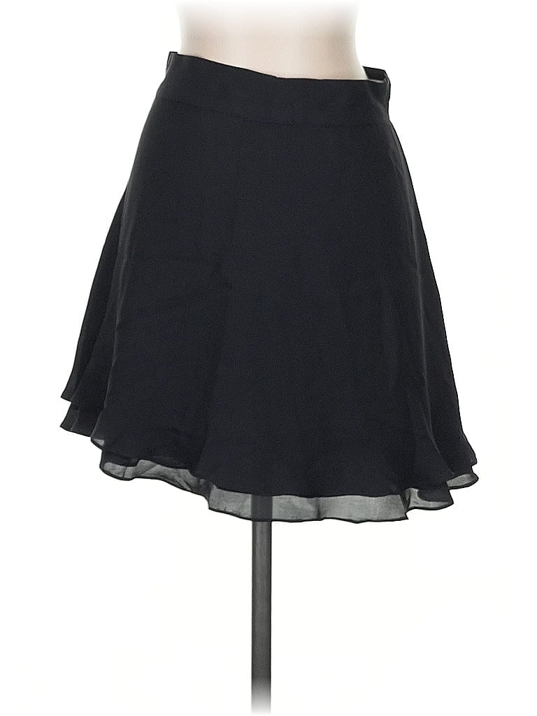 Pre-owned A.l.c Silk Skirt In Black