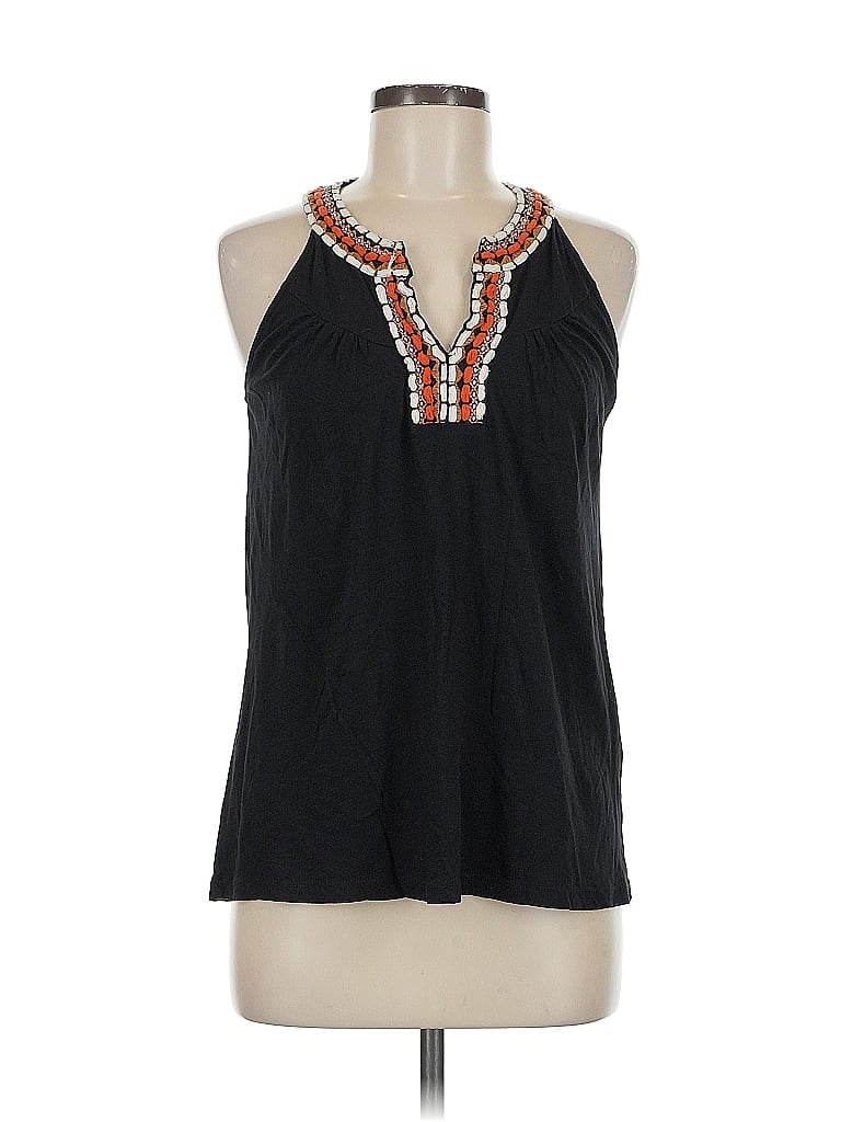 Pre-owned Lucky Brand Sleeveless Blouse In Black