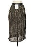 Joie 100% Polyester Metallic Silver Formal Skirt Size 2 - photo 2