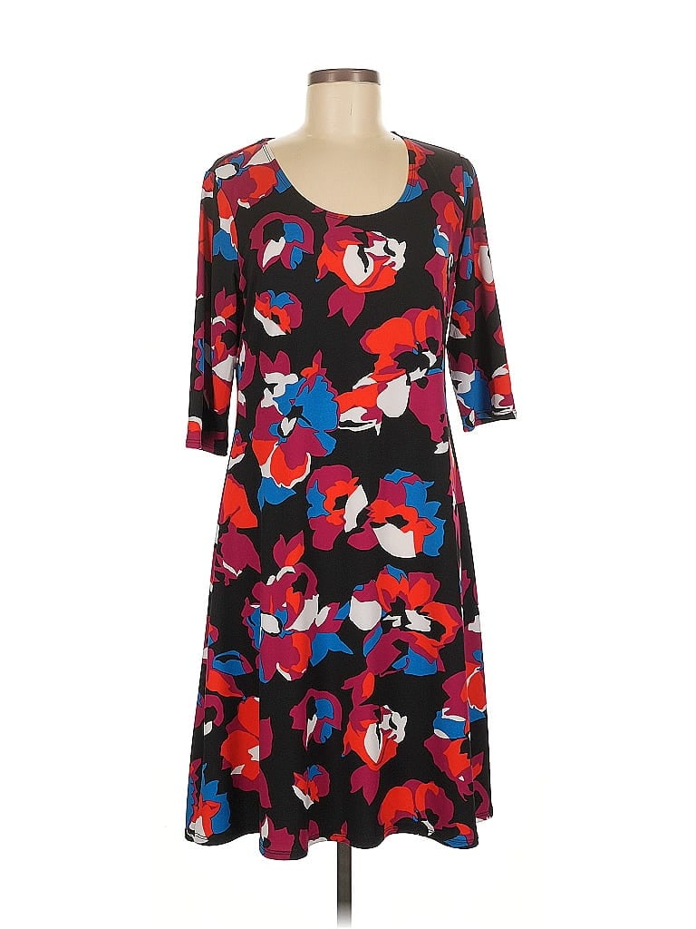 Pre-owned Roz & Ali Casual Dress In Red