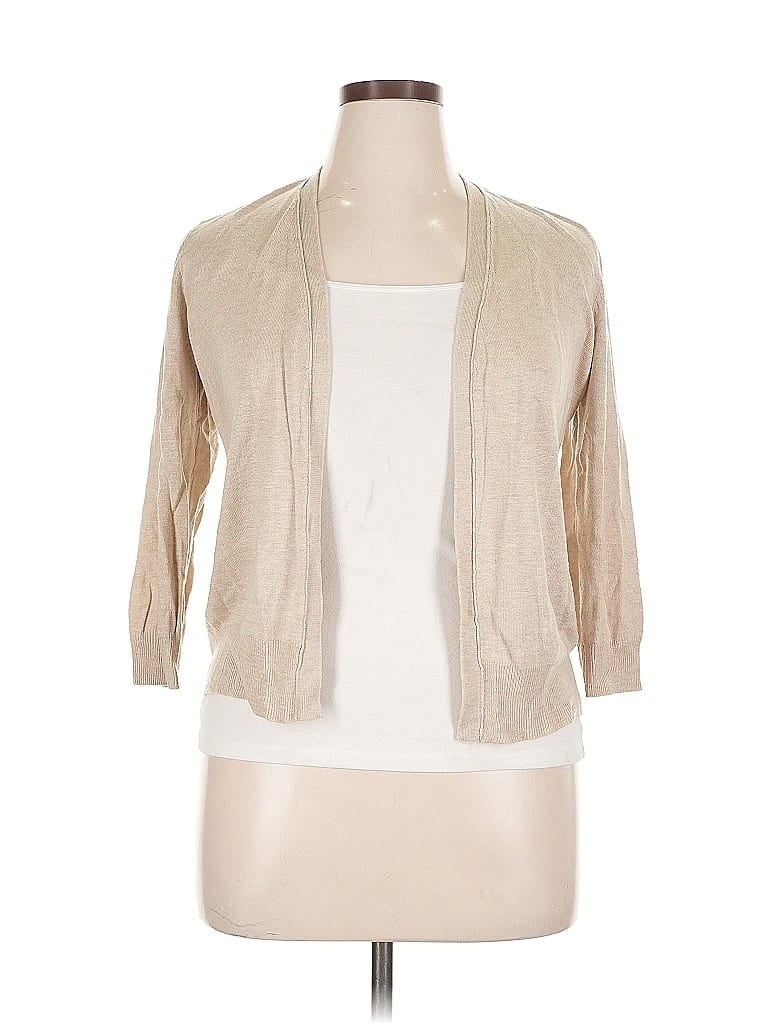 Pre-owned Verve Ami Cardigan Sweater In Brown