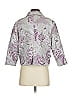 Anna Sui 100% Polyester Floral Purple Blazer Size 2 - photo 2