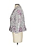 Anna Sui 100% Polyester Floral Purple Blazer Size 2 - photo 5
