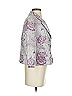 Anna Sui 100% Polyester Floral Purple Blazer Size 2 - photo 4