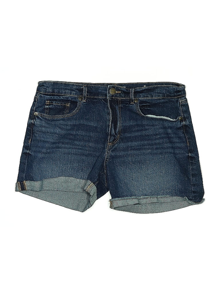 Pre-owned Ann Taylor Loft Denim Shorts In Blue