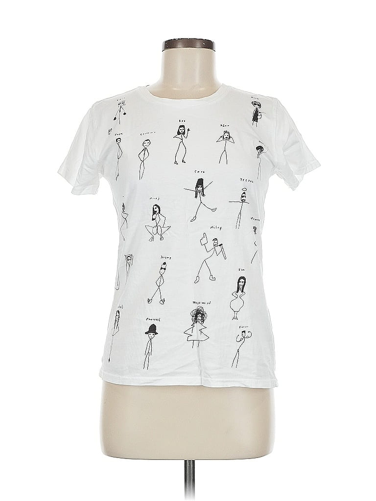 Pre-owned Assorted Brands Active T-shirt In White