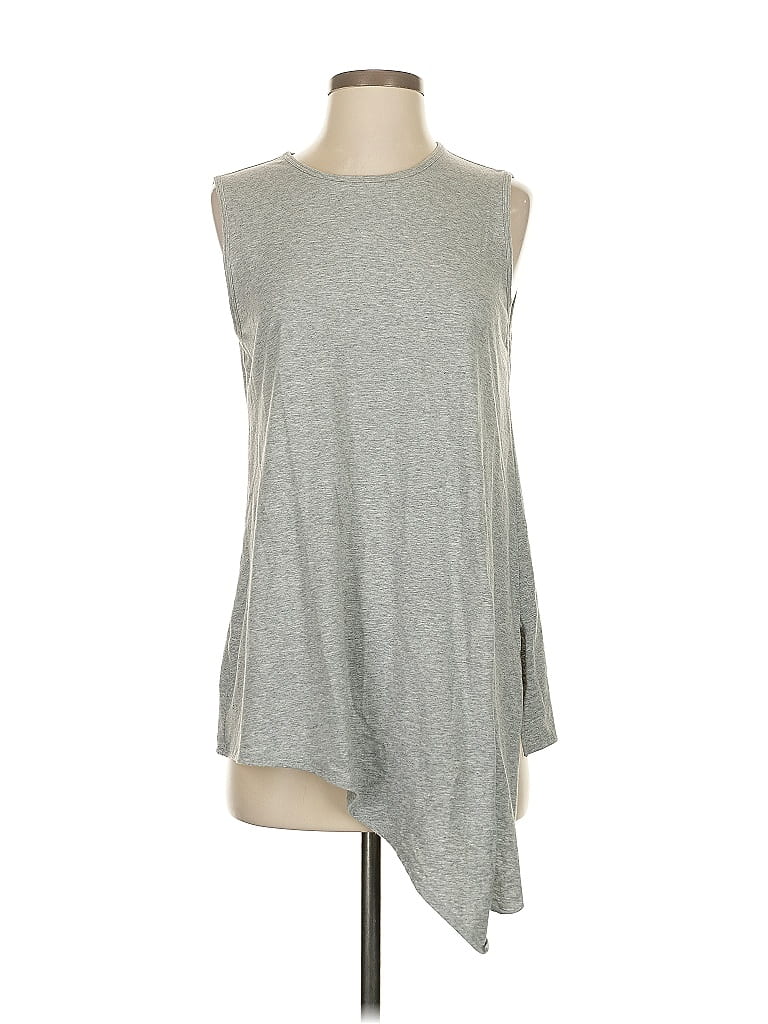 Pre-owned Theory Sleeveless T-shirt In Gray