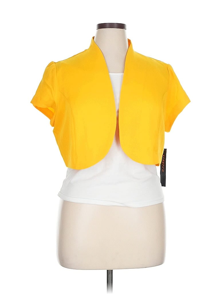 Pre-owned Ile New York Kimono In Yellow