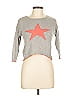 guadalupe Stars Gray Pullover Sweater Size 10 - photo 1