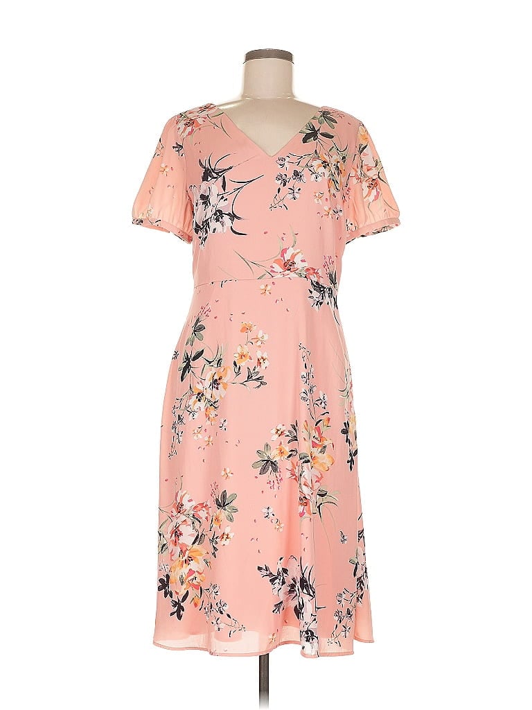 Pre-owned Ann Taylor Loft Casual Dress In Pink