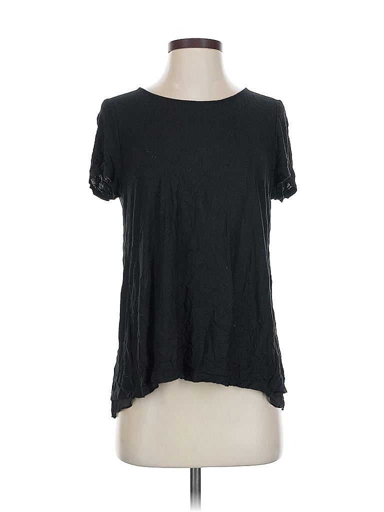 Pre-owned Express Short Sleeve T-shirt In Black