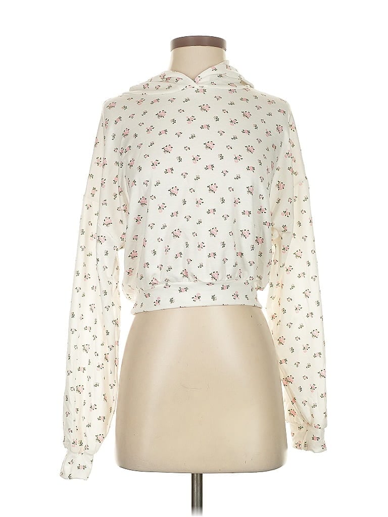 Pre-owned Fashion Nova Pullover Sweater In White