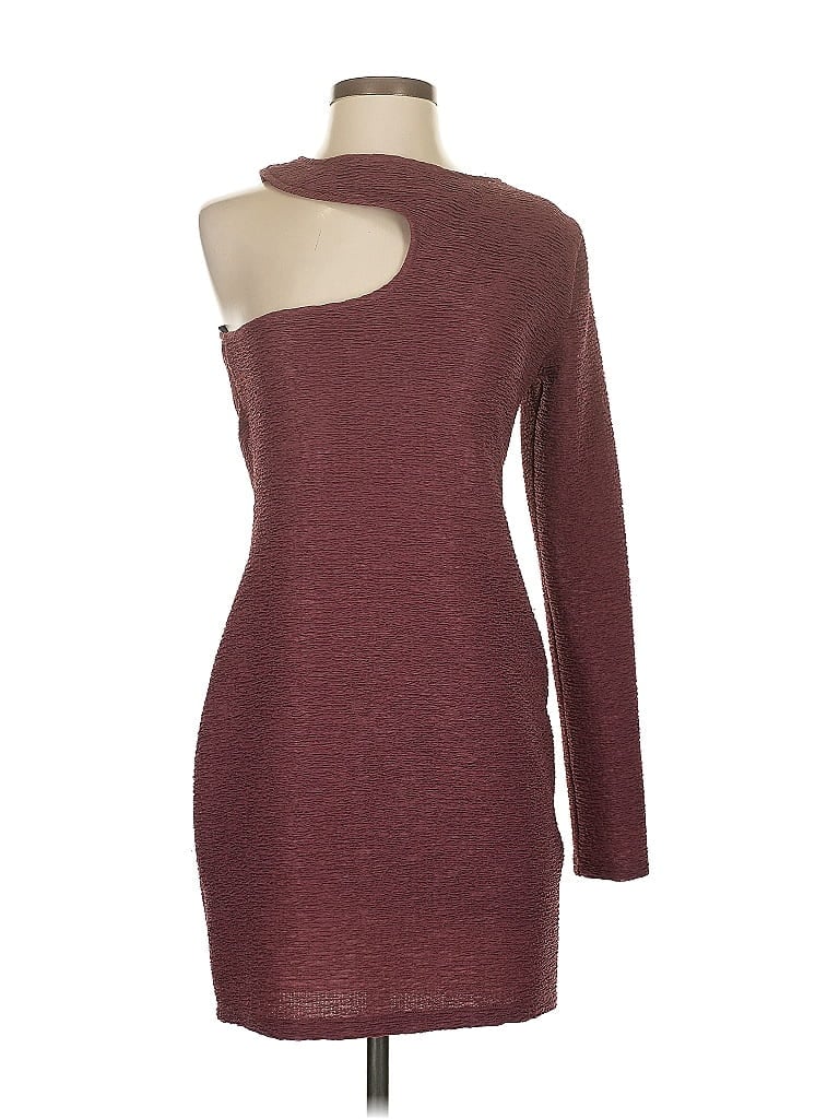 Pre-owned Bcbgeneration Cocktail Dress In Burgundy