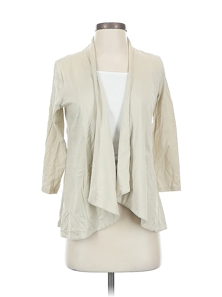 Pre-owned Charter Club Cardigan Sweater In White