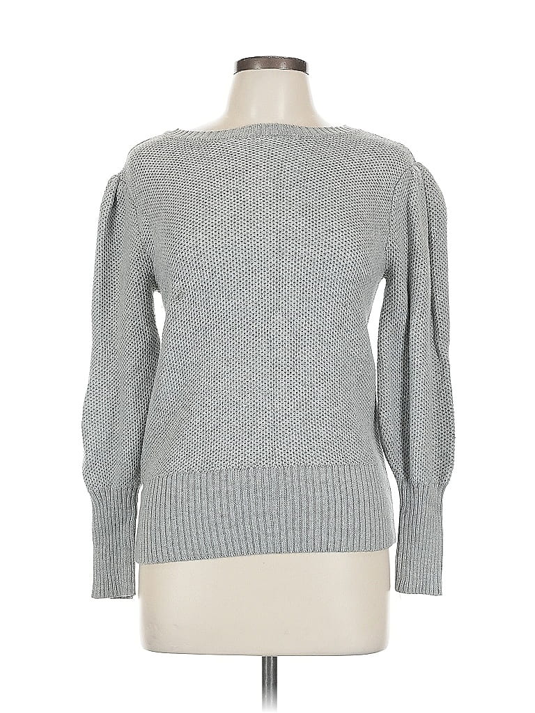 Pre-owned Nine West Pullover Sweater In Gray