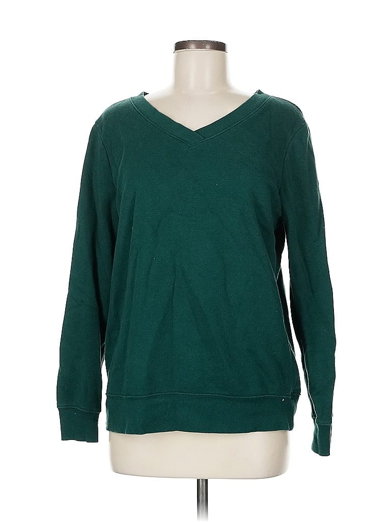 Pre-owned Old Navy Pullover Sweater In Green