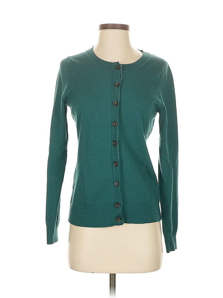 BANANA REPUBLIC Pre-owned Wool Cardigan Sweater In Green
