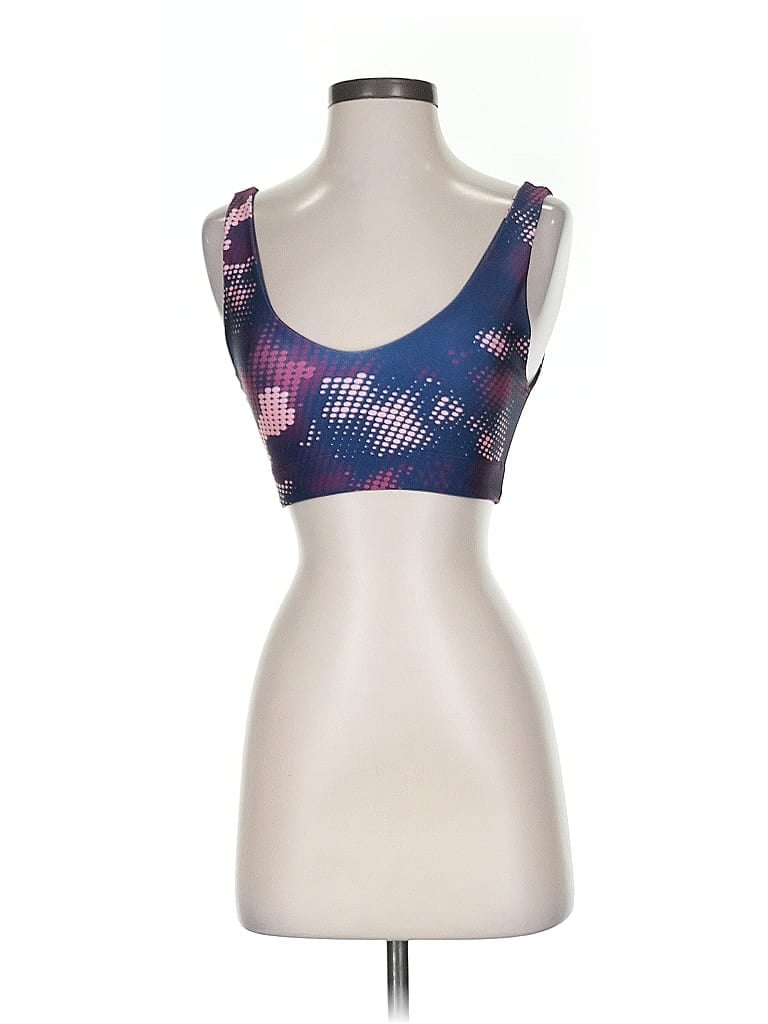 Click to view more detailed imagery on our partner's website Pre-owned Goldsheep Sleeveless Top Blue Sweetheart Neckline Tops