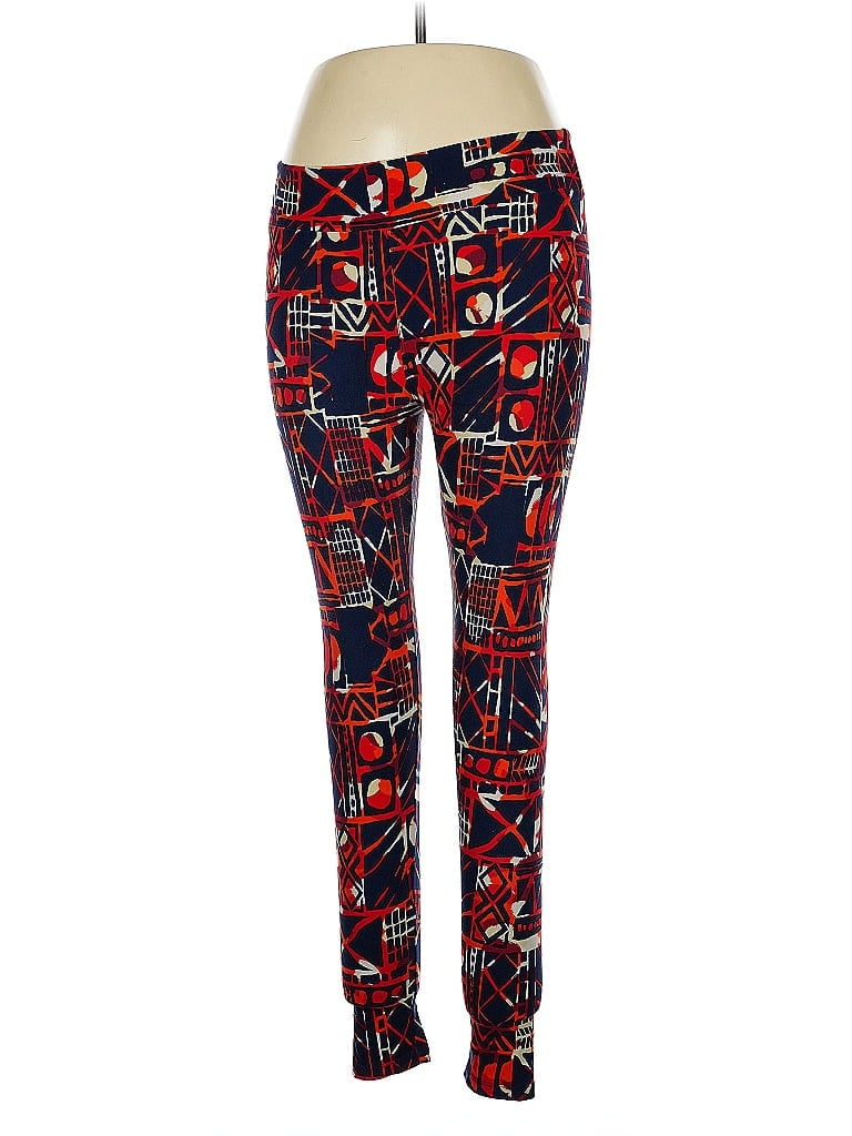 Pre-owned Lularoe Casual Pants In Blue