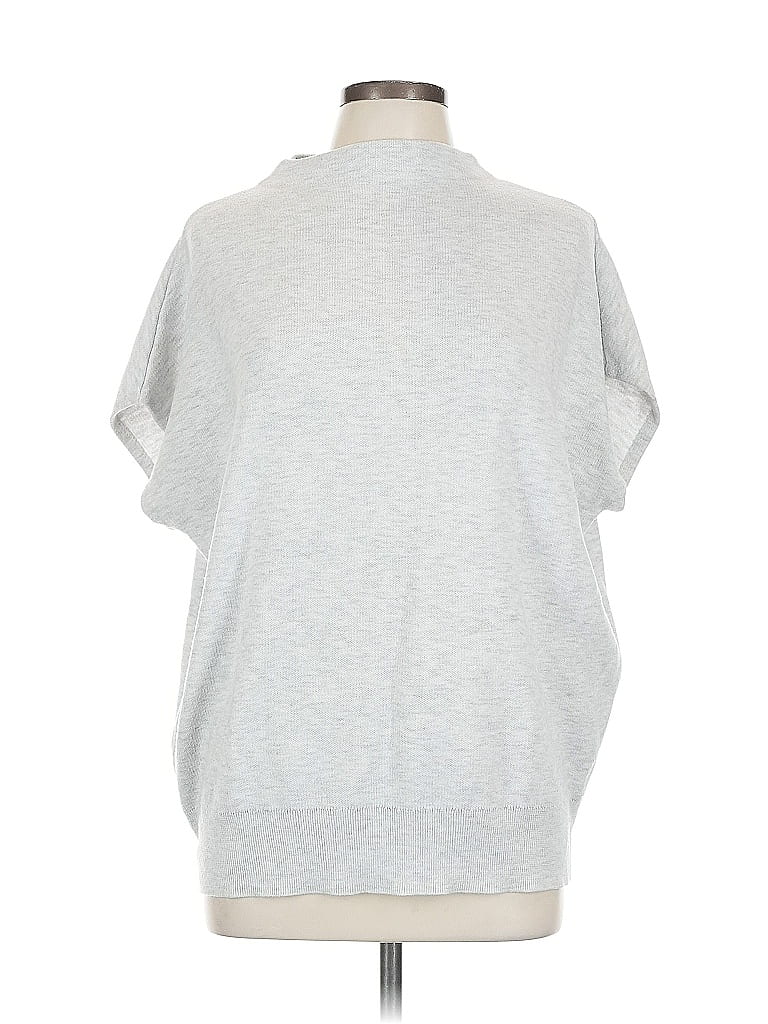 Pre-owned Cynthia Rowley Tjx Poncho In Silver