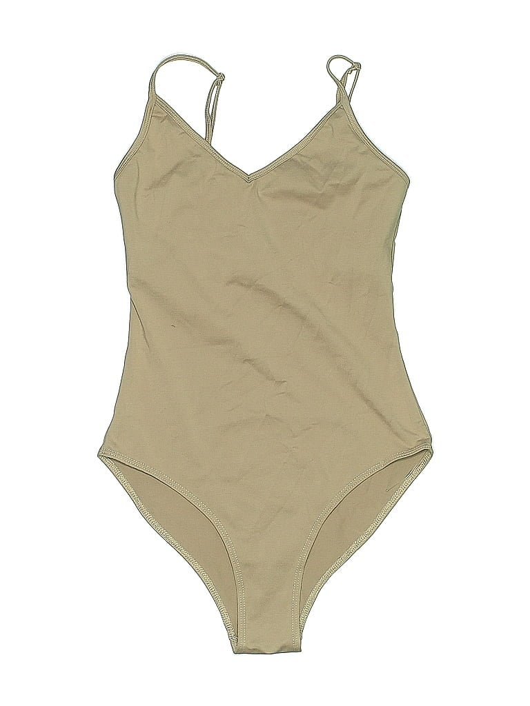 Pre-owned Reformation Bodysuit In Brown
