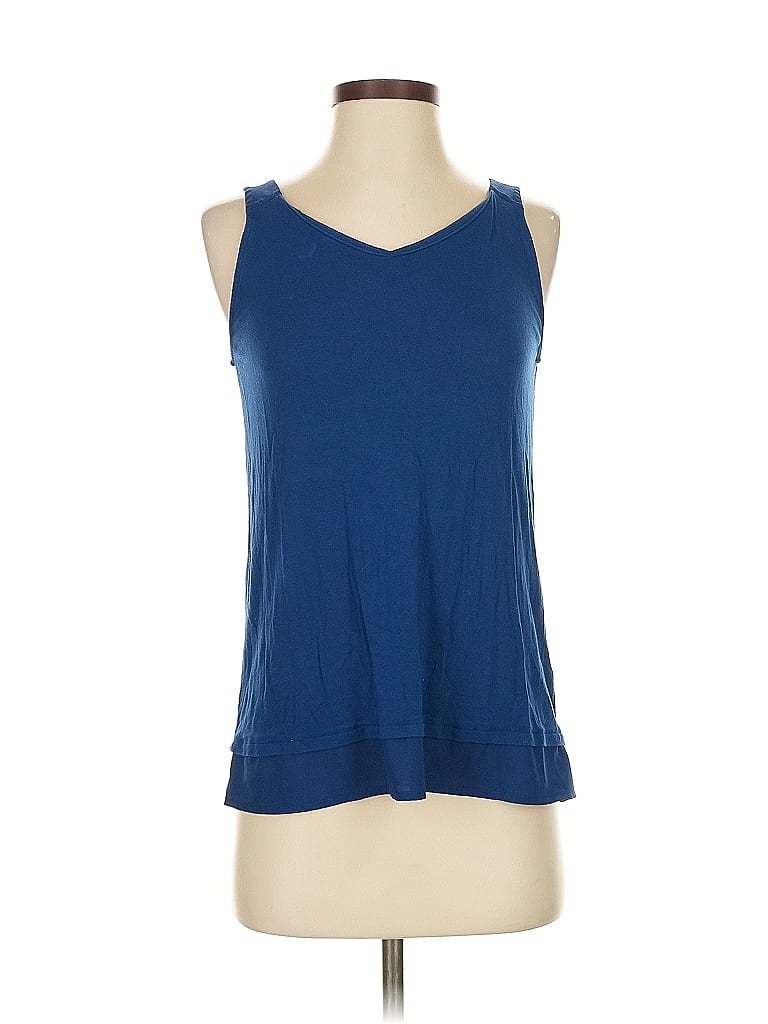 Pre-owned Merona Sleeveless Top Blue Scoop Neck Tops