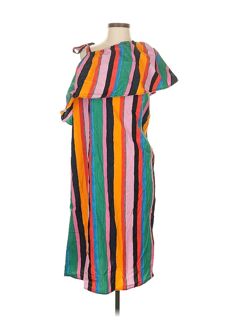 Pre-owned Who What Wear Casual Dress In Red