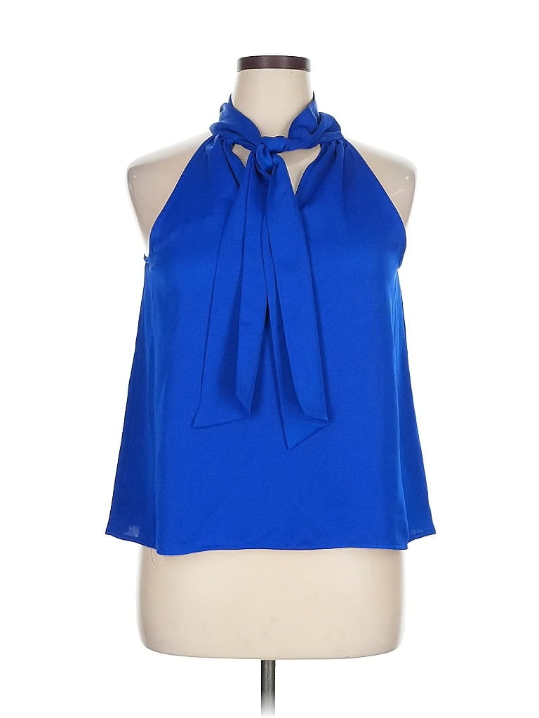 Click to view more detailed imagery on our partner's website Pre-owned A New Day Sleeveless Blouse In Blue