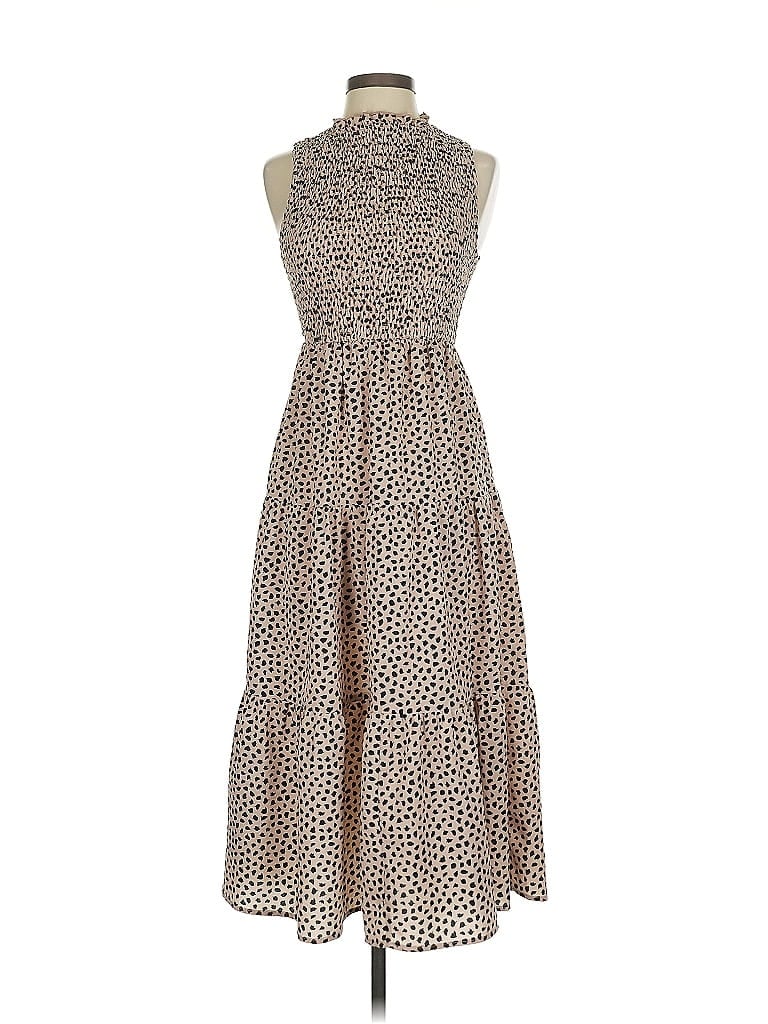 Pre-owned Shein Casual Dress In Brown