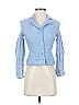 Ann Taylor LOFT 100% Acetate Blue Jacket Size 6 - photo 1