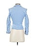 Ann Taylor LOFT 100% Acetate Blue Jacket Size 6 - photo 2