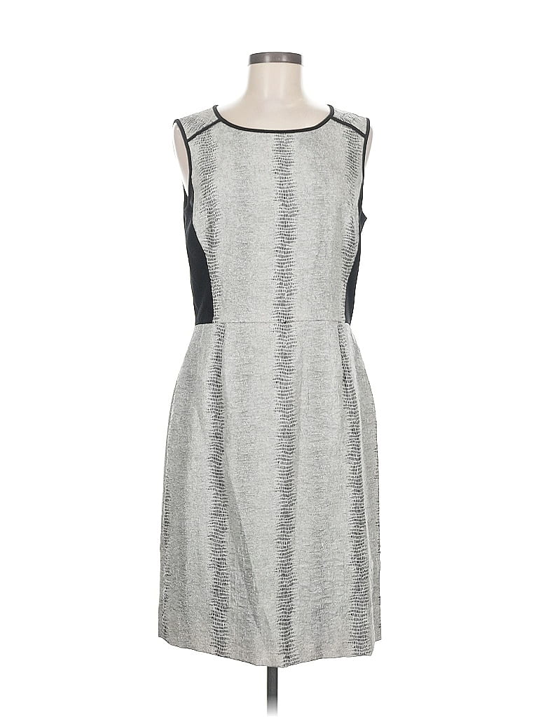 Click to view more detailed imagery on our partner's website Pre-owned Tahari By Asl Casual Dress In Gray