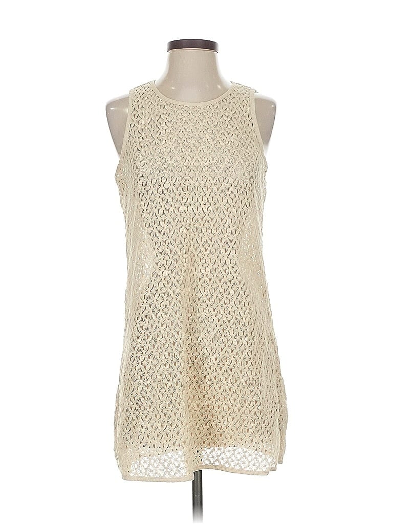 Pre-owned J.crew Factory Store Casual Dress In White