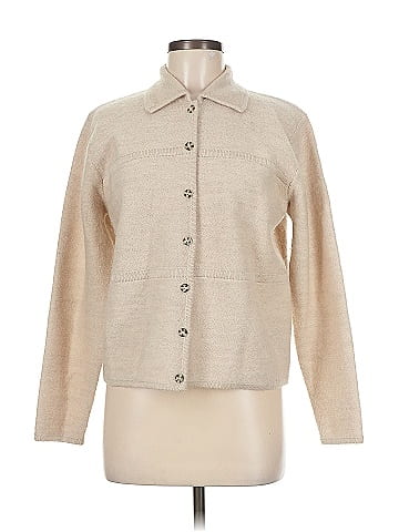 Karen Scott Wool Cardigan (view 1)