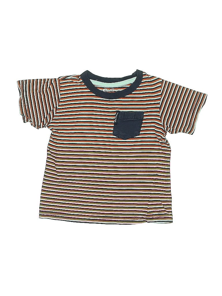 Click to view more detailed imagery on our partner's website Pre-owned Ben Sherman Kids' Short Sleeve Top Brown Tops