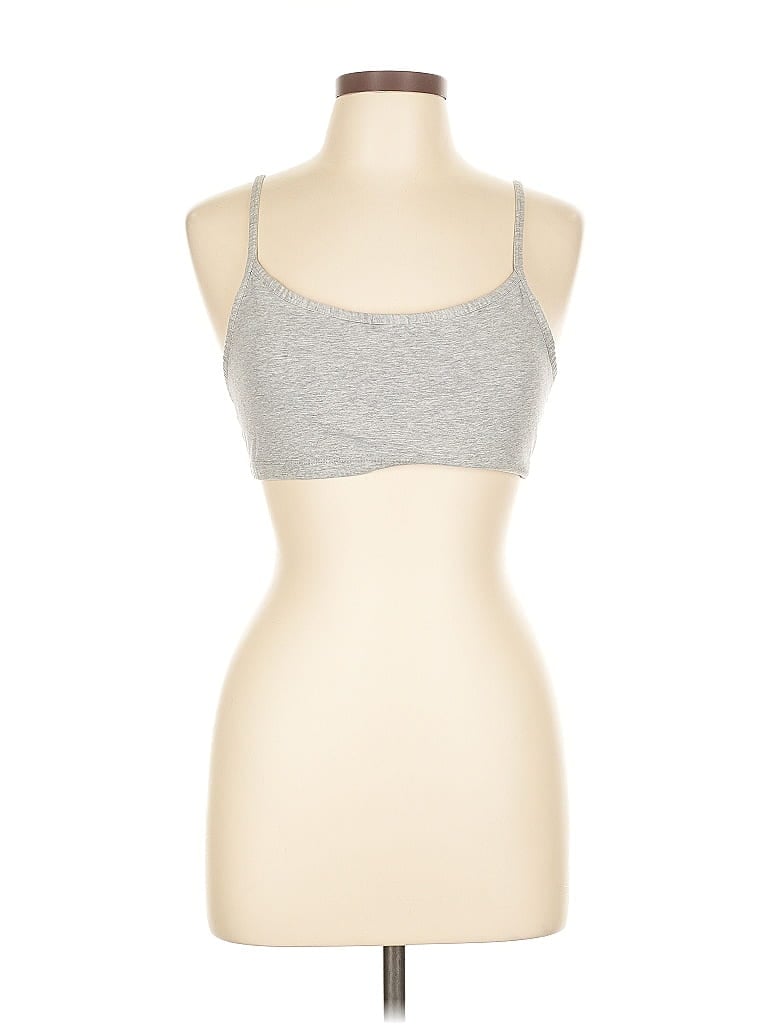 Pre-owned Maje Tank Top Silver Halter Neckline Tops