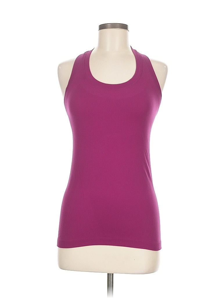 Pre-owned Unbranded Tank Top Purple Halter Neckline Tops