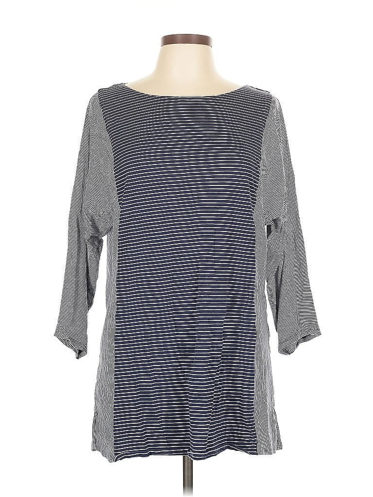 ZENERGY BY CHICO'S Pre-owned 3/4 Sleeve T-shirt In Gray