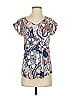 Express Gray Short Sleeve Blouse Size XS - photo 1