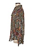 Premise Studio 100% Polyester Paisley Gray Long Sleeve Blouse Size 6 - photo 5