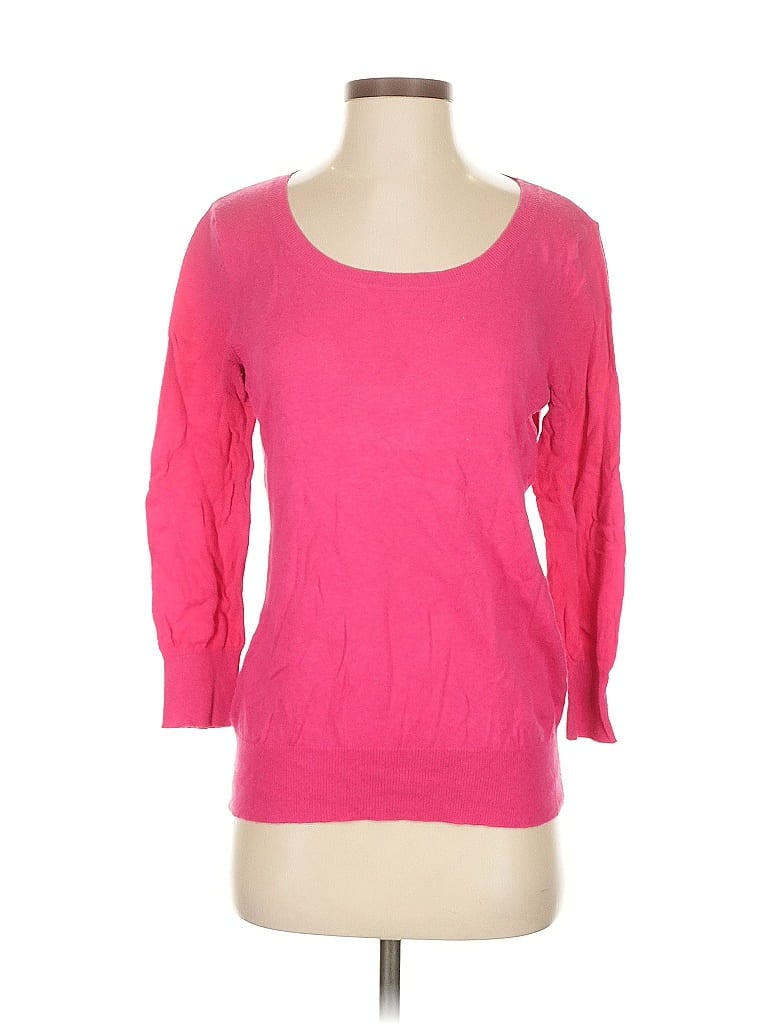Pre-owned Ann Taylor Loft 3/4 Sleeve T-shirt In Pink