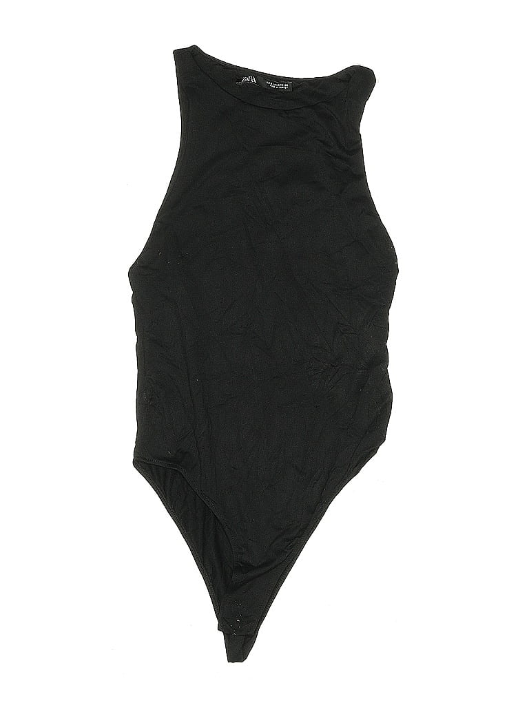 Pre-owned Zara Bodysuit In Black
