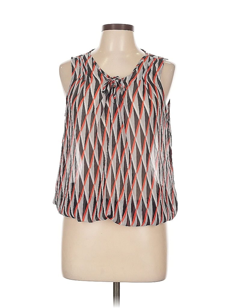 Click to view more detailed imagery on our partner's website Pre-owned Banana Republic Factory Store Sleeveless Blouse In Red