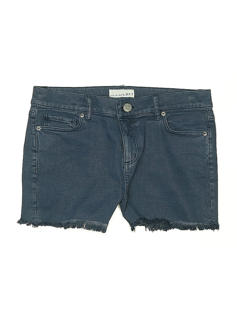 Pre-owned Ann Taylor Loft Denim Shorts In Blue