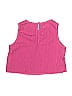 Shein 100% Polyester Pink Sleeveless Blouse Size 7Y - photo 2