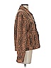 Free People 100% Cotton Animal Print Brown Jacket Size XS - photo 4