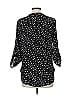Lush 100% Polyester Polka Dots Black 3/4 Sleeve Blouse Size M - photo 2