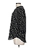 Lush 100% Polyester Polka Dots Black 3/4 Sleeve Blouse Size M - photo 5