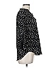 Lush 100% Polyester Polka Dots Black 3/4 Sleeve Blouse Size M - photo 4